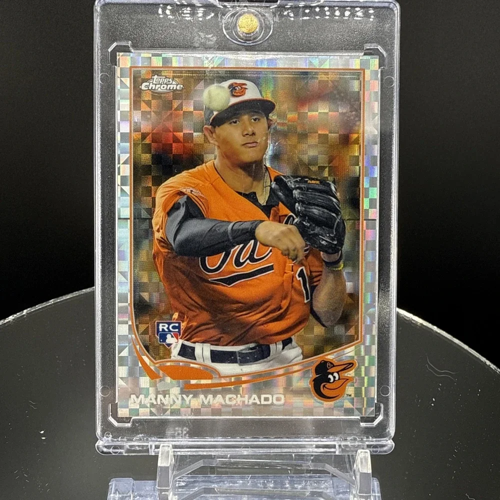 2013 Topps Chrome Manny Machado X-Fractor RC #12 Clean Centered Sharp Corners